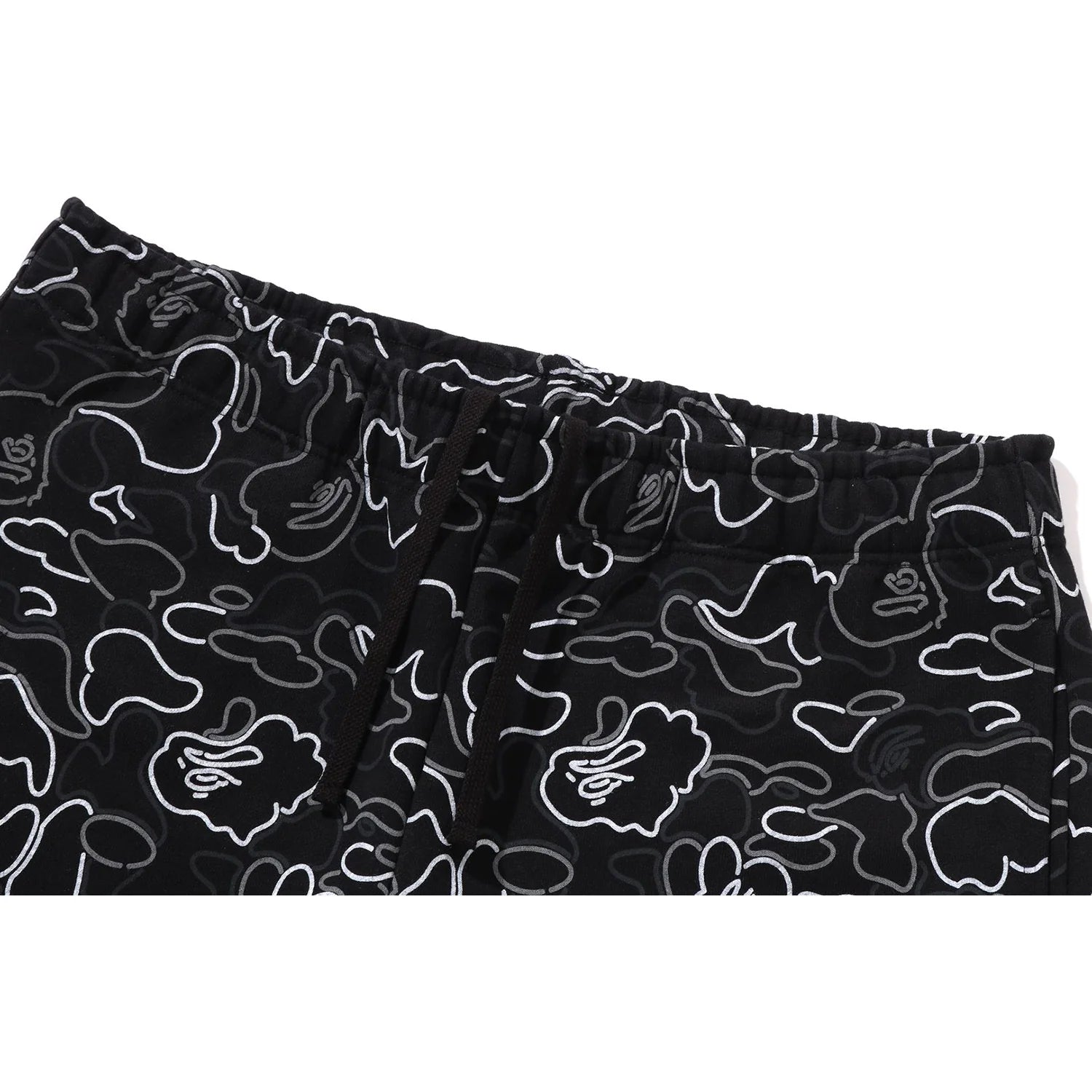 NEON CAMO REGULAR FIT SWEAT SHORTS MENS