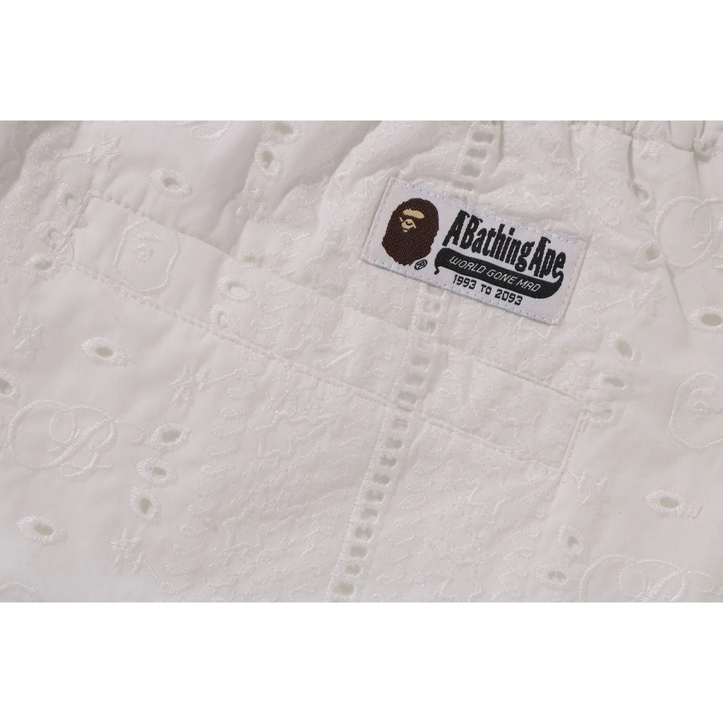 EMBROIDERY RELAXED FIT SHORTS MENS