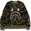 BAPE MENS 1ST CAMO SHARK CREWNECK SWEATSHIRT