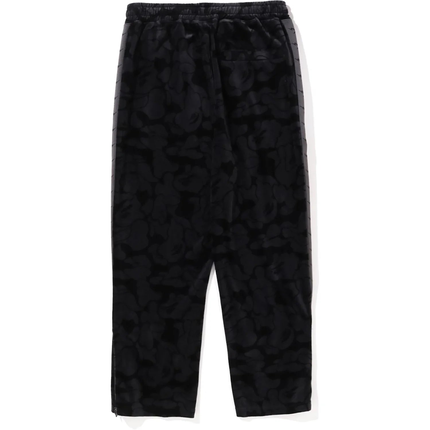 SOLID CAMO VELOUR METAL ONE POINT RELAXED FIT TRACK PANTS MENS