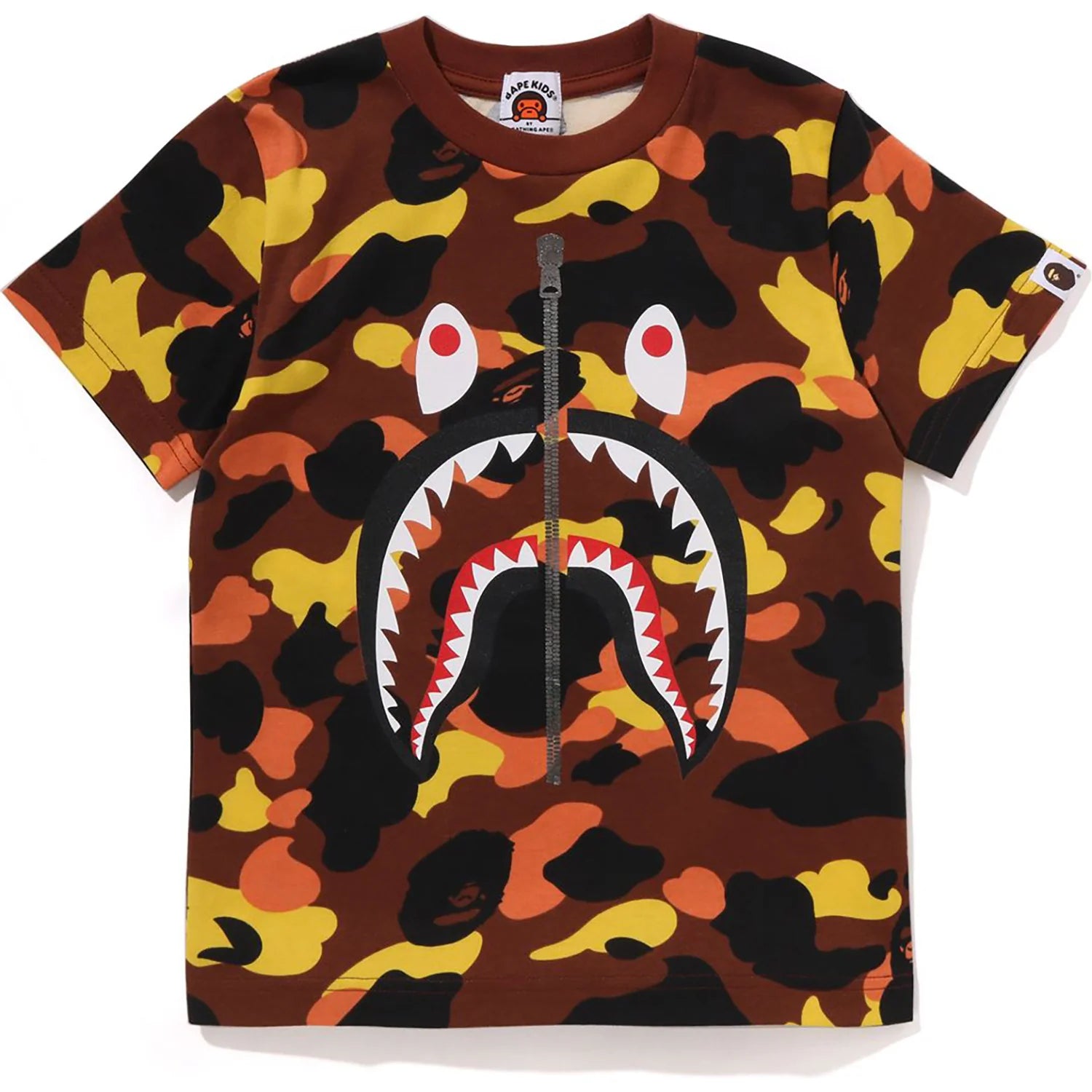 1ST CAMO SHARK TEE KIDS
