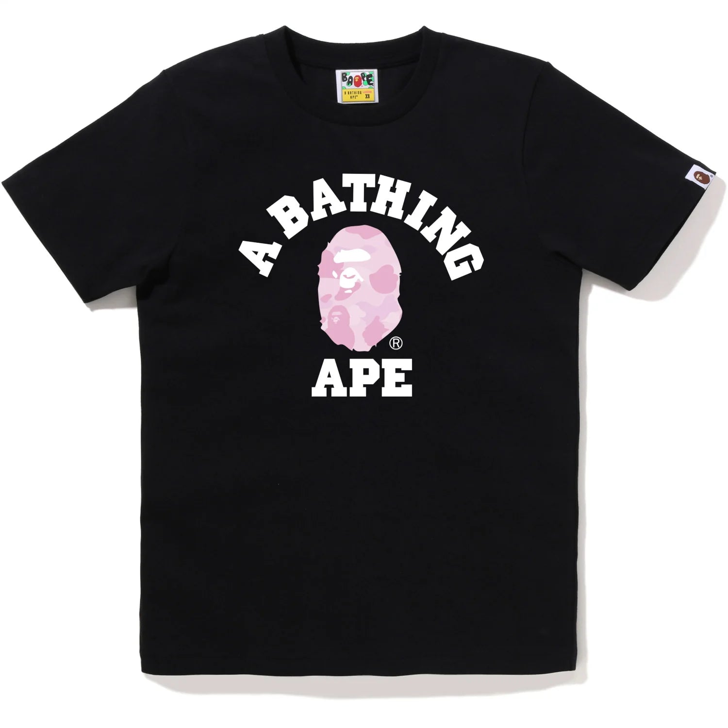 PASTEL COLOR CAMO COLLEGE TEE LADIES