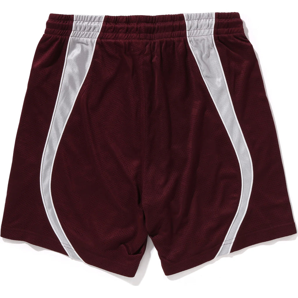 SOLID CAMO JACQUARD MULTILOGO RELAXED FIT SWEAT SHORTS MENS