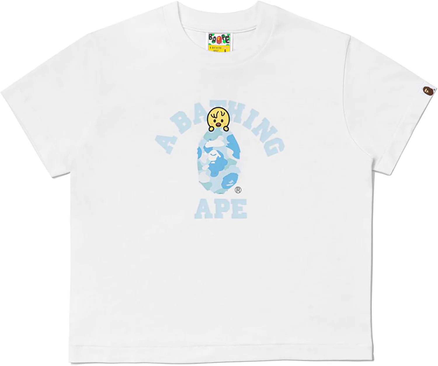 BAPE X STRAYKIDS BBOKARI COLLEGE TEE LADIES