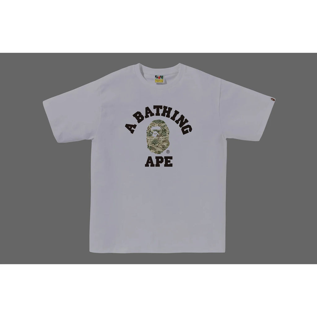 LAYERED LINE CAMO COLLEGE TEE MENS