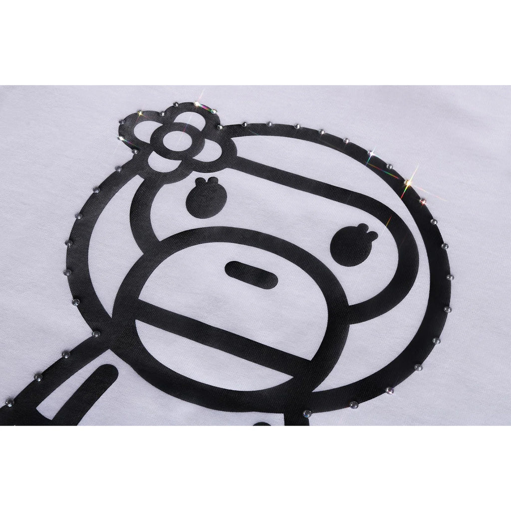 CRYSTAL STONE BIG BABY LISA TEE LADIES