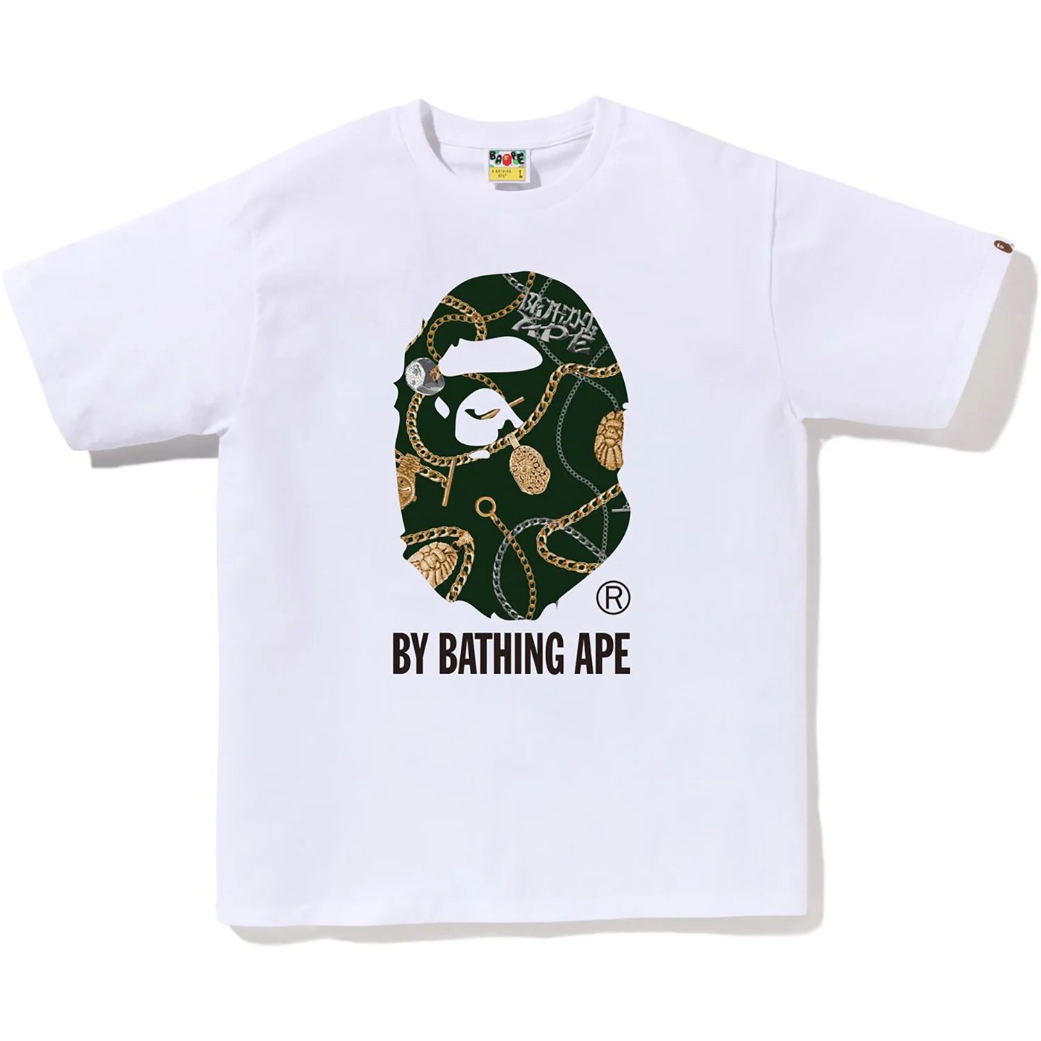 BAPE MENS JEWELS PATTERN BY BATHING APE TEE