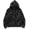ONE POINT COLOR CAMO CROPPED FULL ZIP HOODIE MENS