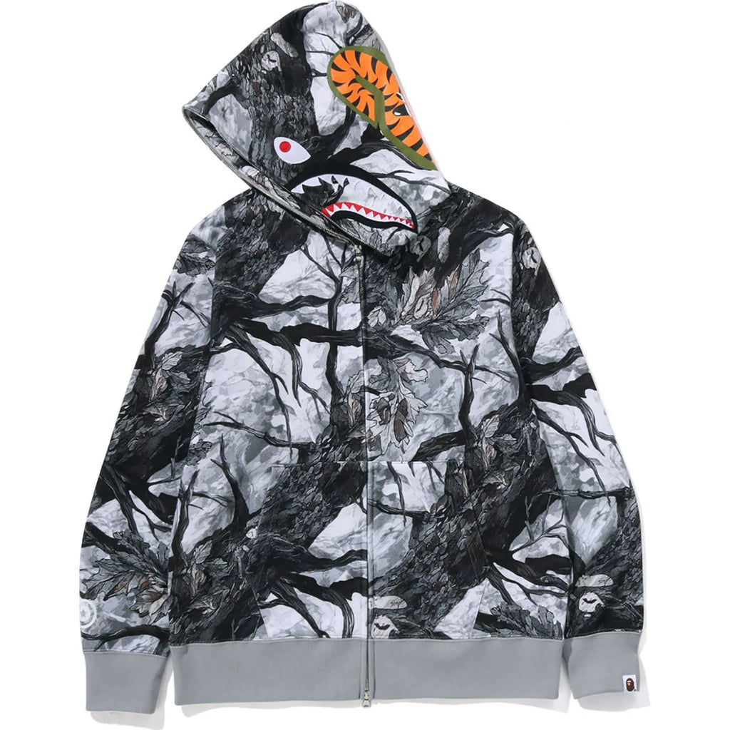 TREE EDGE CAMO SHARK FULL ZIP HOODIE MENS