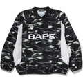 SCREEN CAMO FOOTBALL LOGO RELAXED FIT CREWNECK SWEATSHIRT MENS