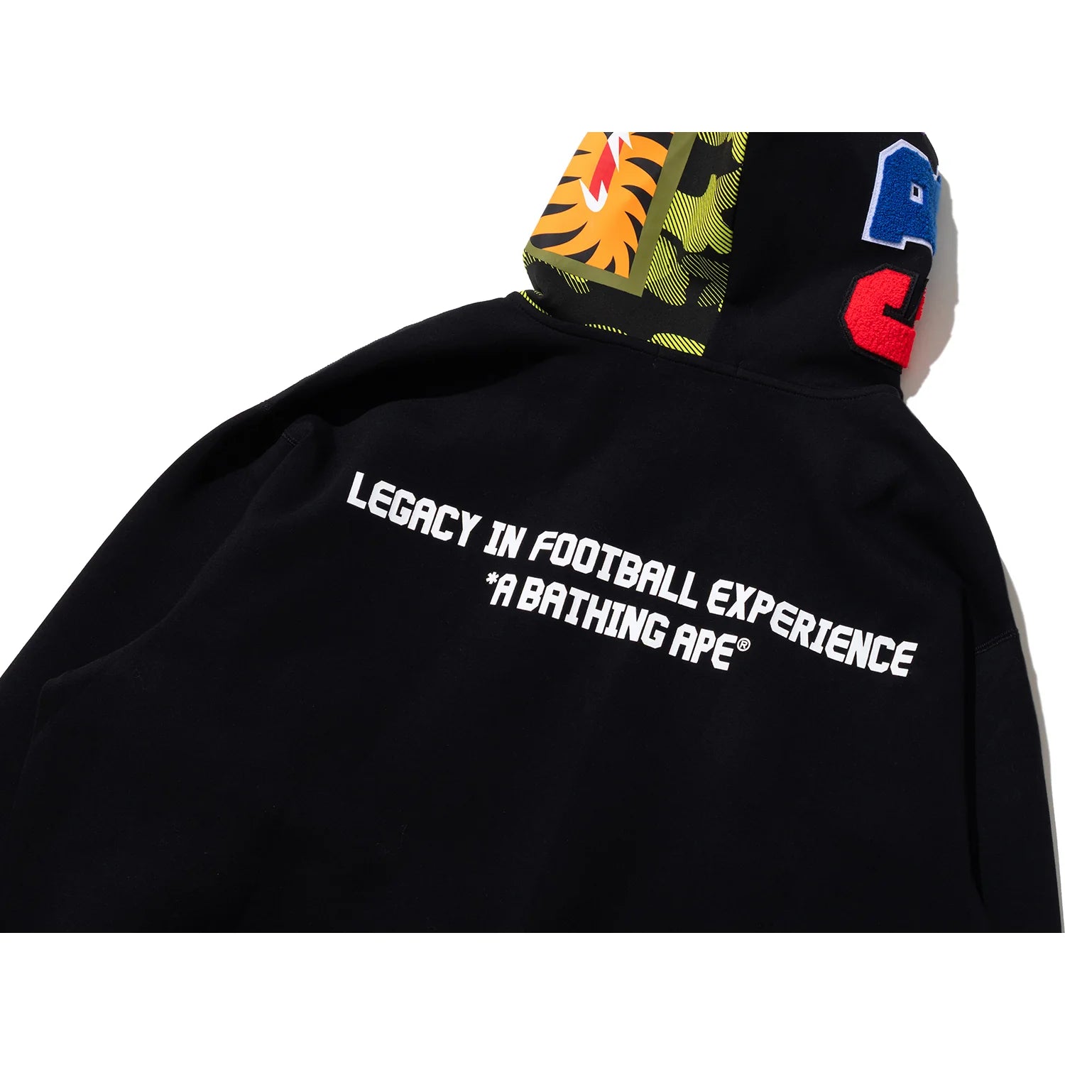BAPE X CR7 LIFE LOGO RELAXED FIT SHARK FULL ZIP HOODIE #2 MENS