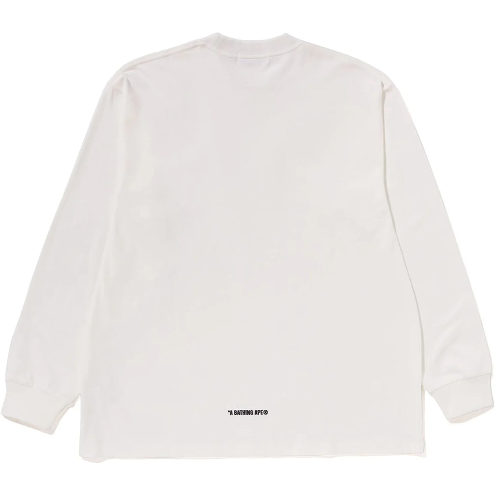 APE HEAD ONE POINT L/S TEE MENS