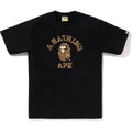 WILD LEOPARD PATTERN COLLEGE TEE MENS