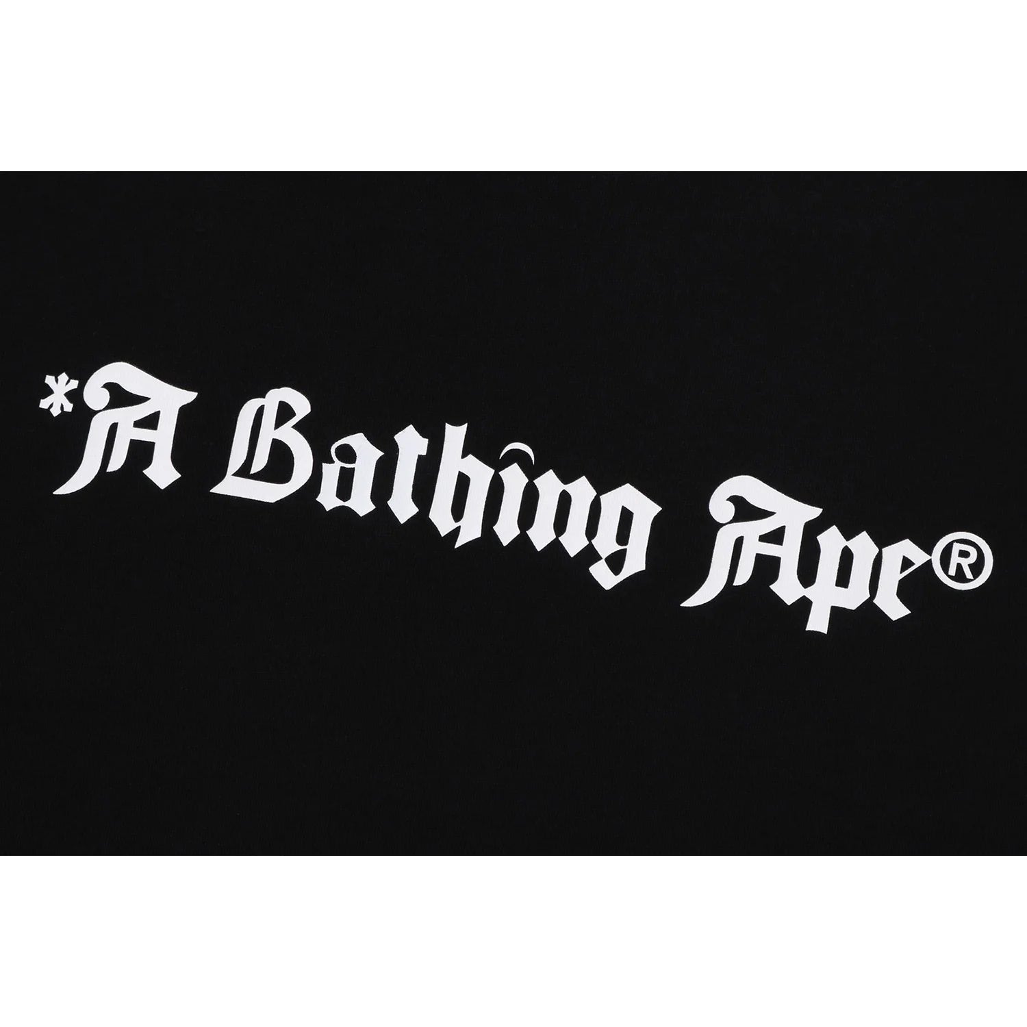 A BATHING APE LOGO RELAXED FIT TEE MENS