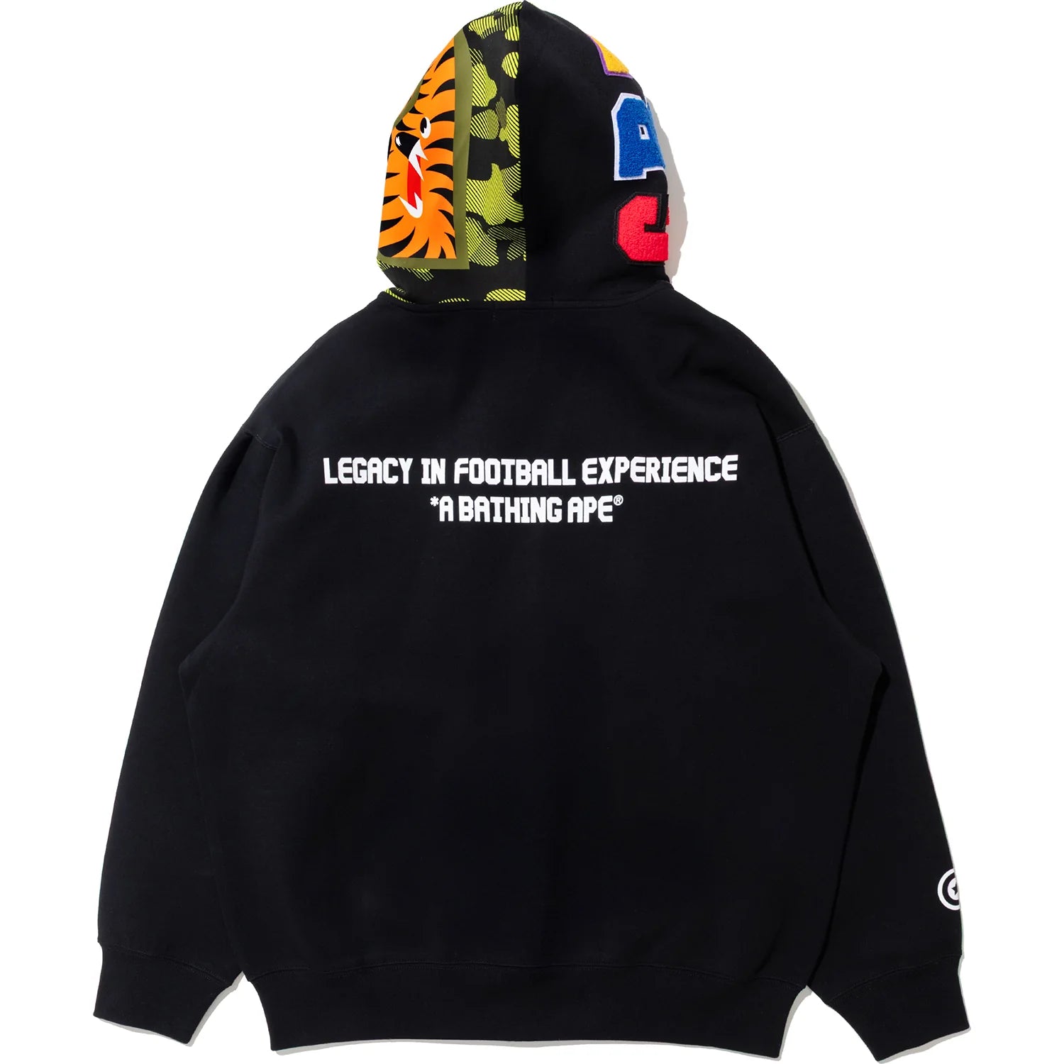 BAPE X CR7 LIFE LOGO RELAXED FIT SHARK FULL ZIP HOODIE #2 MENS