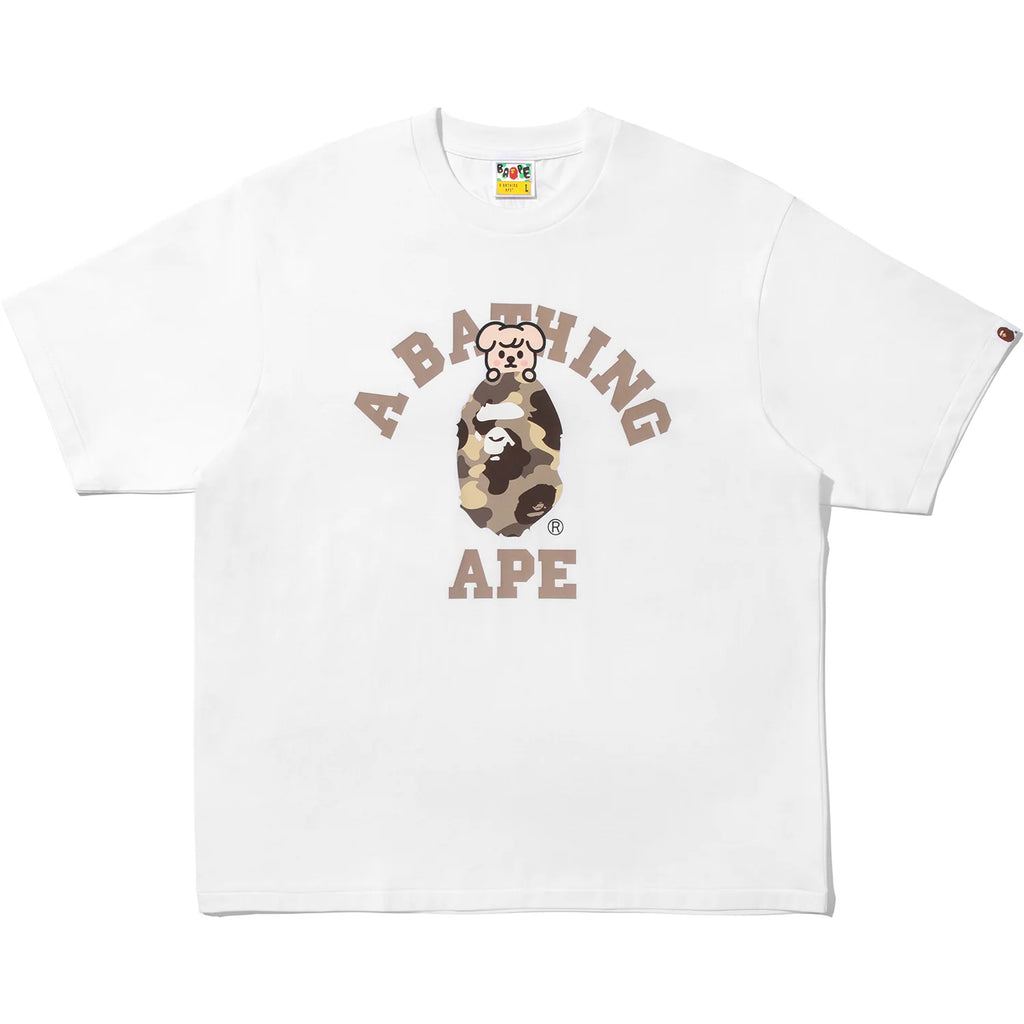 BAPE X STRAY KIDS PUPPYM COLLEGE TEE MENS