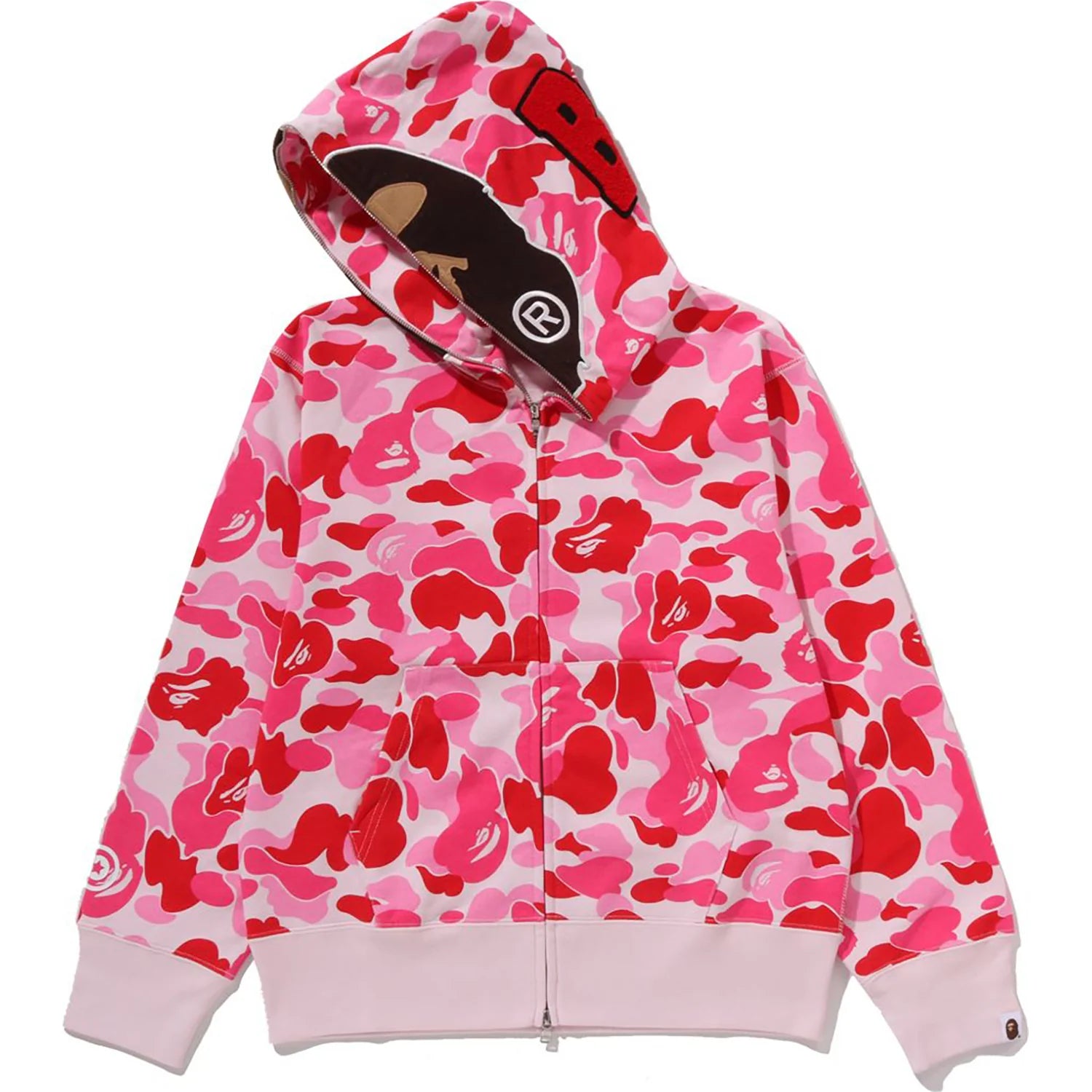 ABC CAMO 2ND APE FULL ZIP HOODIE LADIES