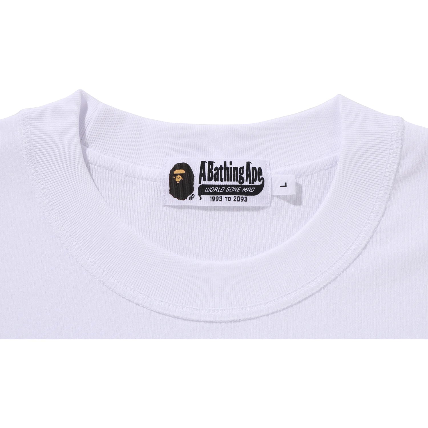 BAPE LOGO INSIDE OUT RELAXED FIT TEE MENS
