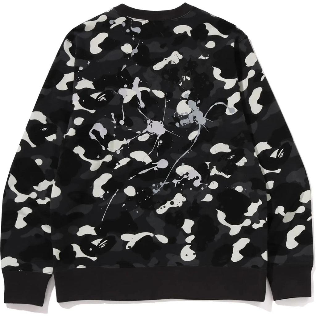 CITY CAMO PAINTING CREWNECK SWEATSHIRT MENS