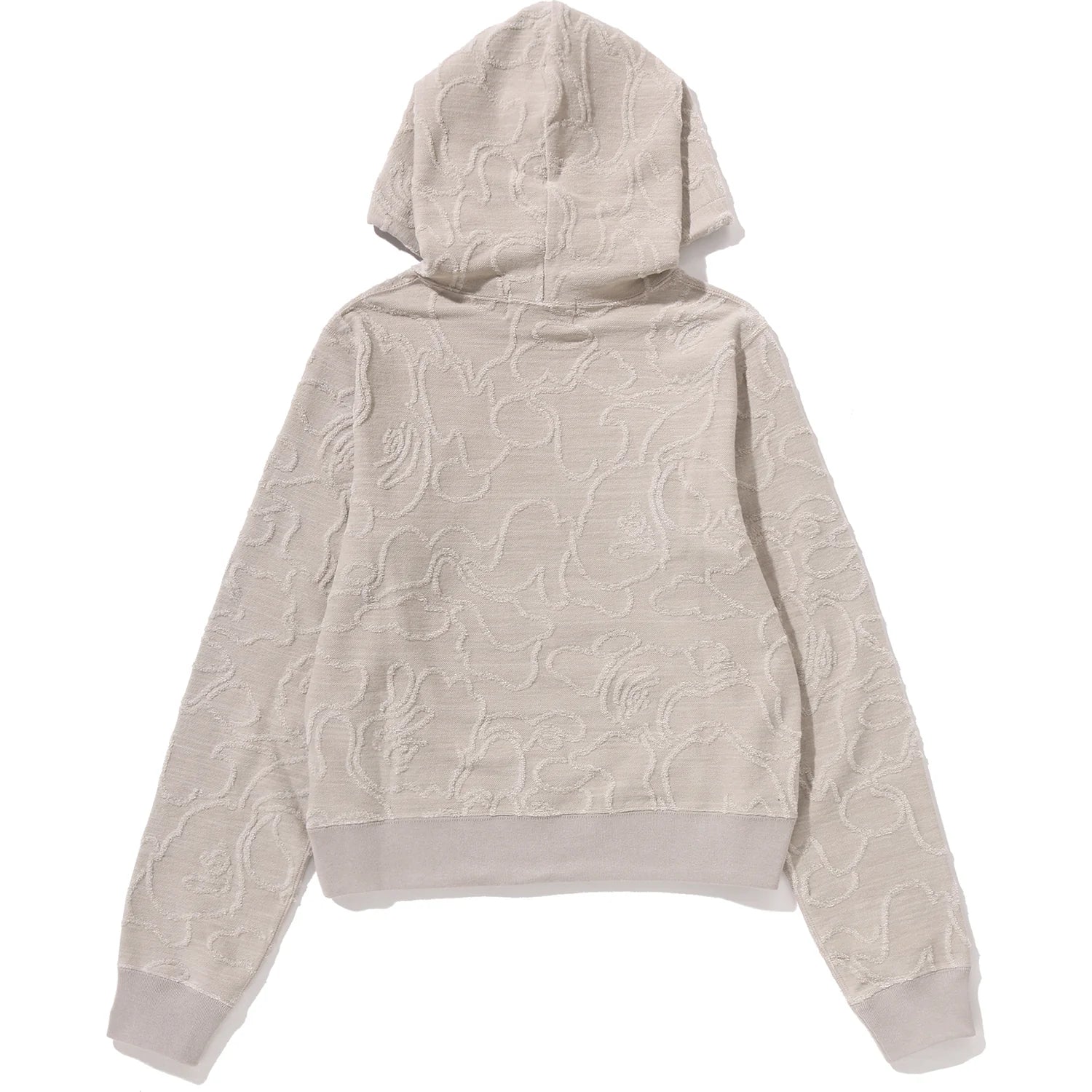 NEON CAMO JACQUARD PULLOVER HOODIE LADIES