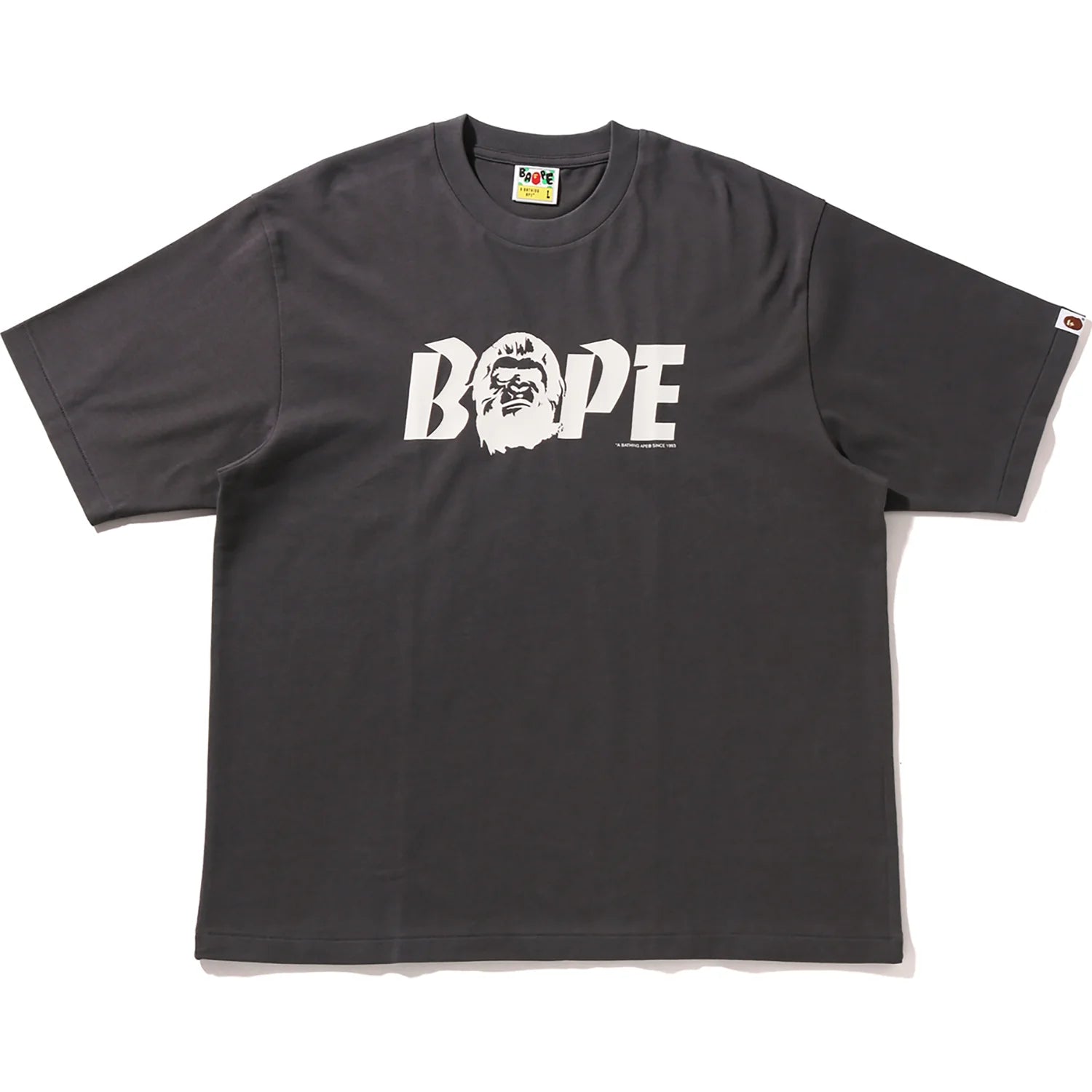 BAPE LOGO RELAXED FIT TEE MENS