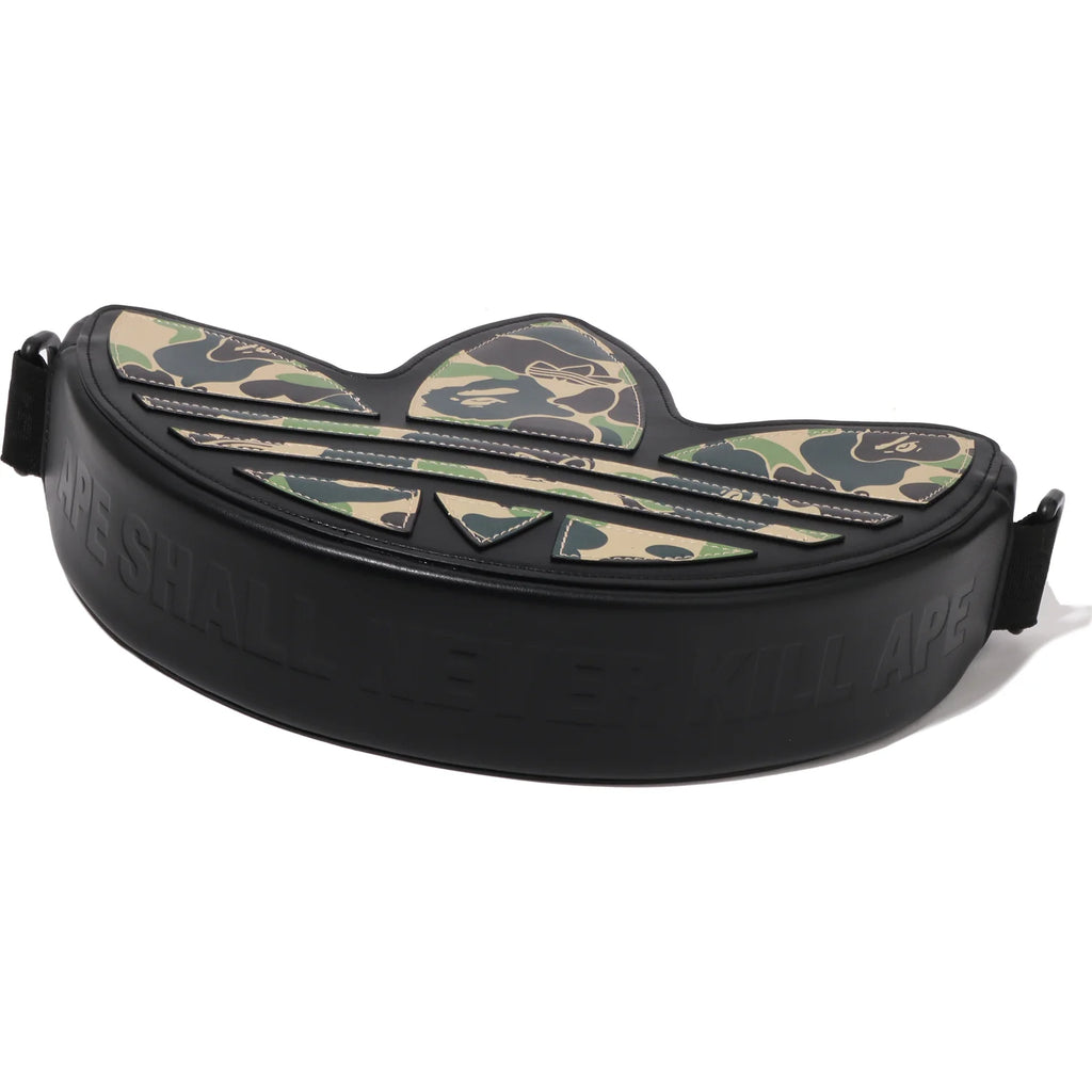 BAPE X ADIDAS CAMO TREFOIL SHOULDER BAG MENS