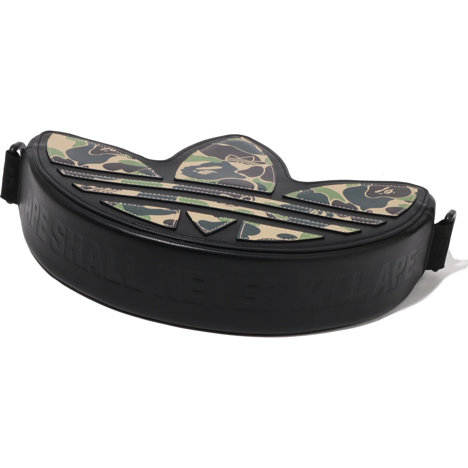 BAPE X ADIDAS CAMO TREFOIL SHOULDER BAG MENS