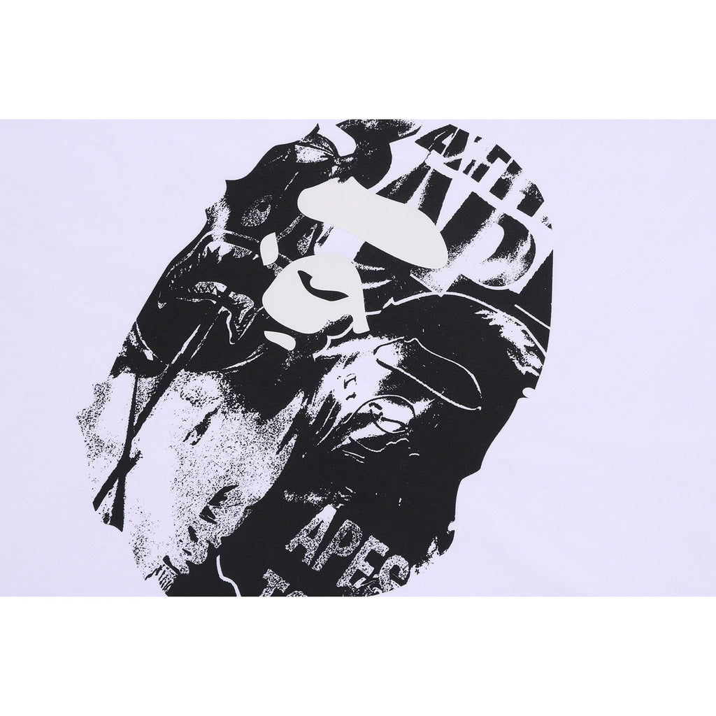 PHOTO PRINT APE HEAD RELAXED FIT TEE MENS