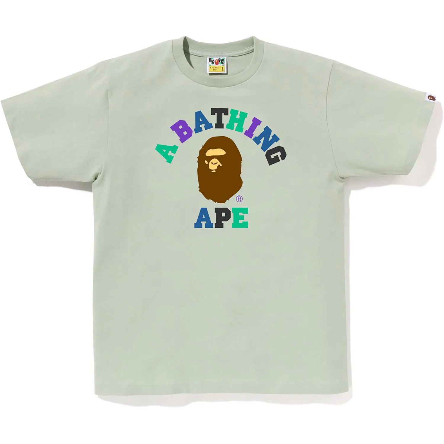 BAPE MENS COLORS COLLEGE TEE