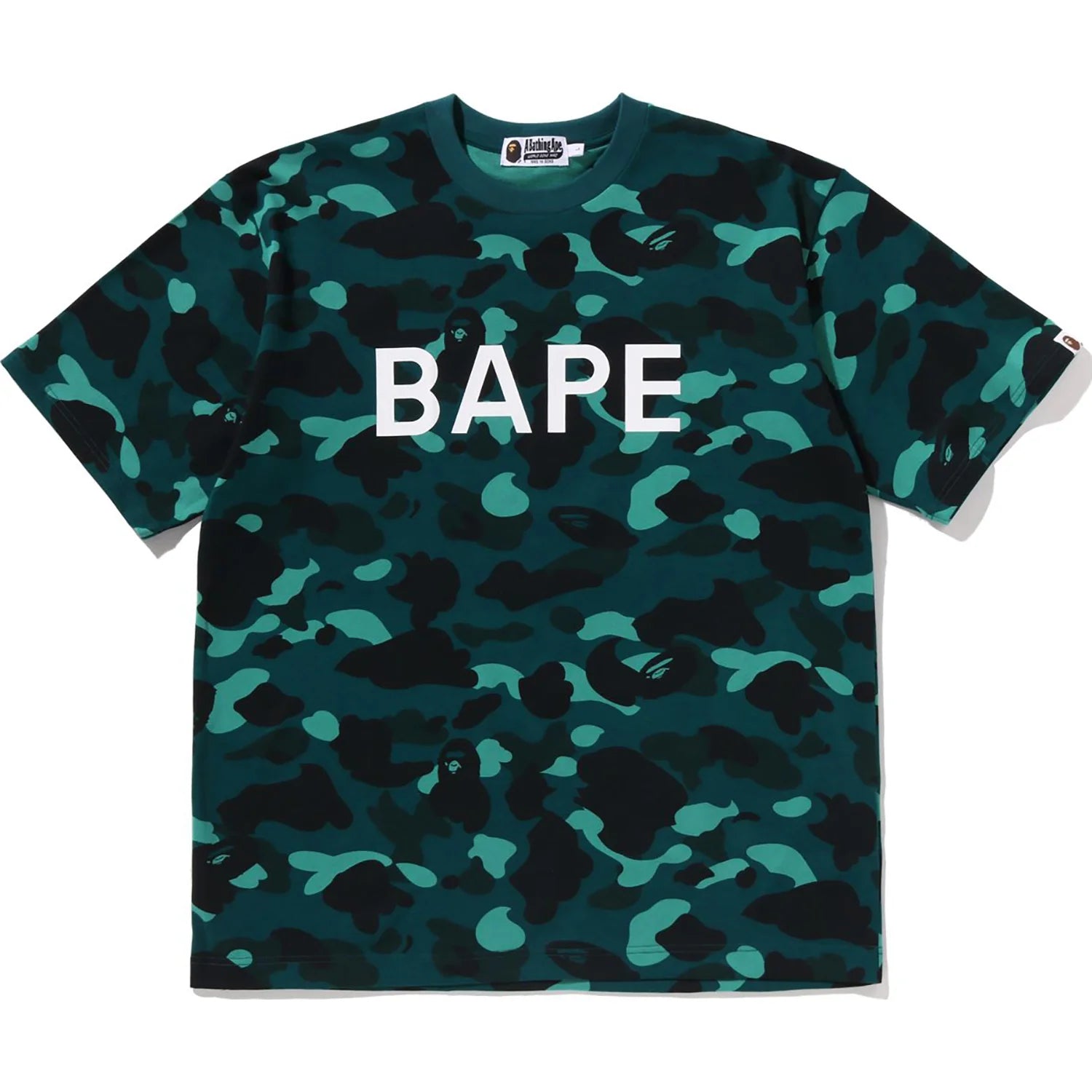 COLOR CAMO BAPE RELAXED FIT TEE MENS