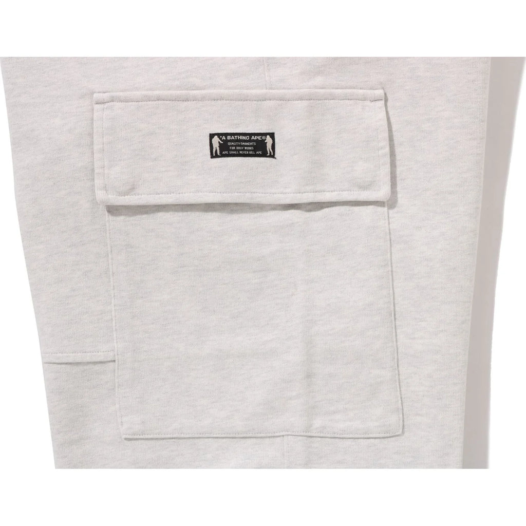 BAPE STA ONE POINT RELAXED FIT CARGO SWEATPANTS MENS