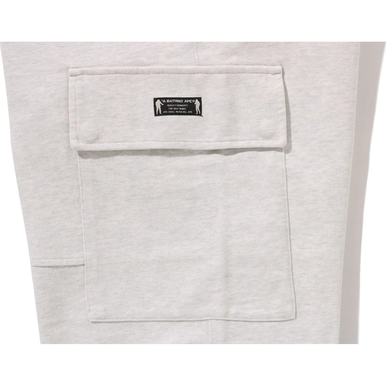 BAPE STA ONE POINT RELAXED FIT CARGO SWEATPANTS MENS