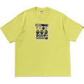 BAPE STICKER GRAPHIC RELAXED FIT TEE MENS