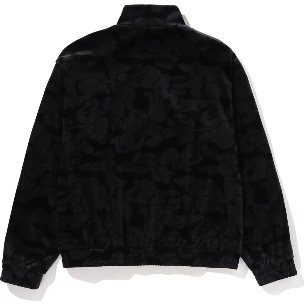 SOLID CAMO VELOUR METAL ONE POINT RELAXED FIT TRACK JACKET MENS