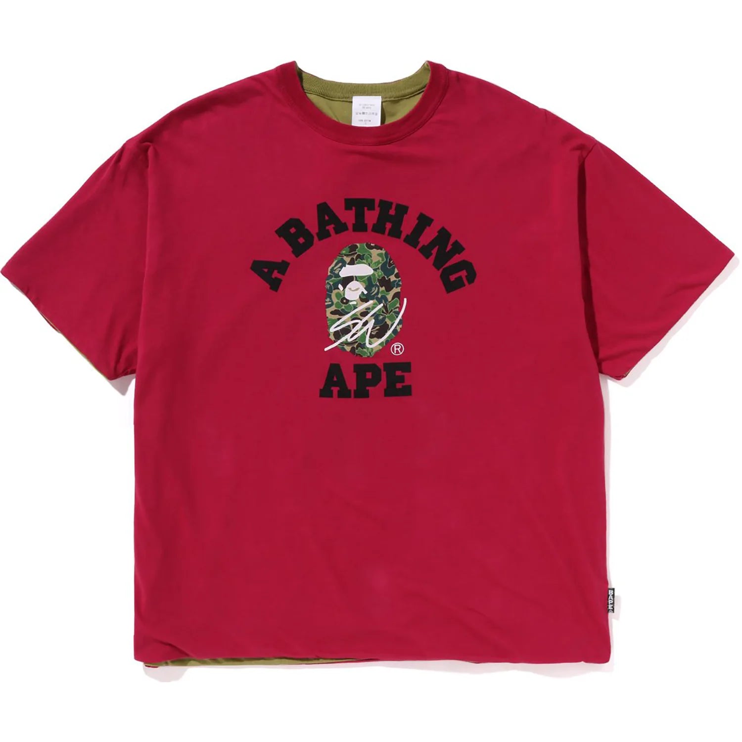 BAPE X SEAN WOTHERSPOON REVERSIBLE TEE MENS