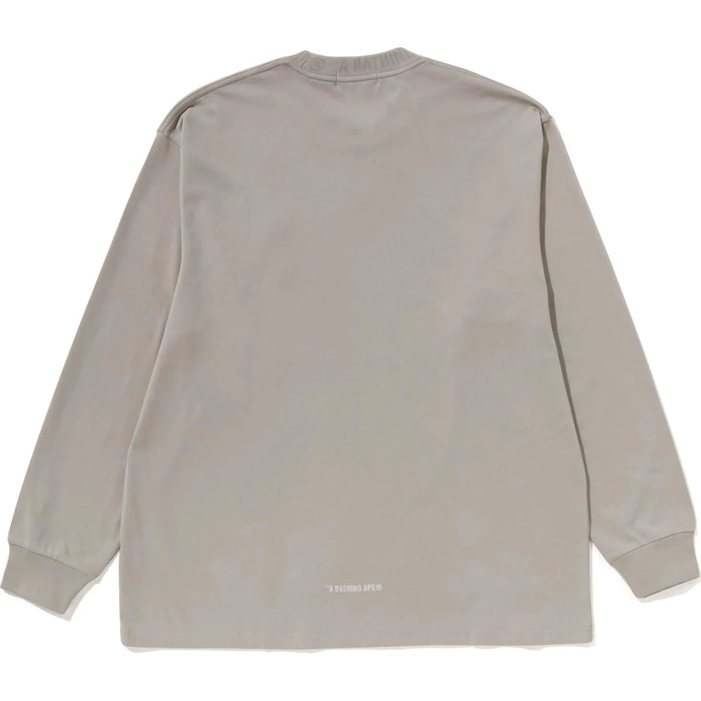 APE HEAD ONE POINT L/S TEE MENS