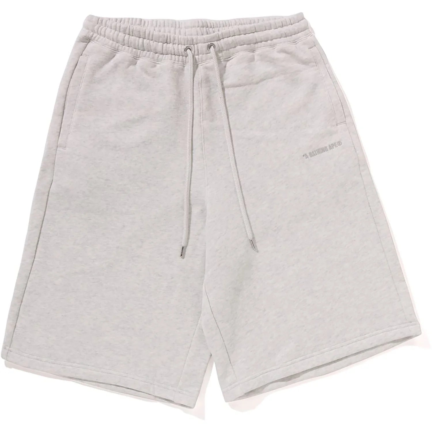 BATHING APE LOGO KNEE LENGTH RELAXED FIT SWEAT SHORTS MENS