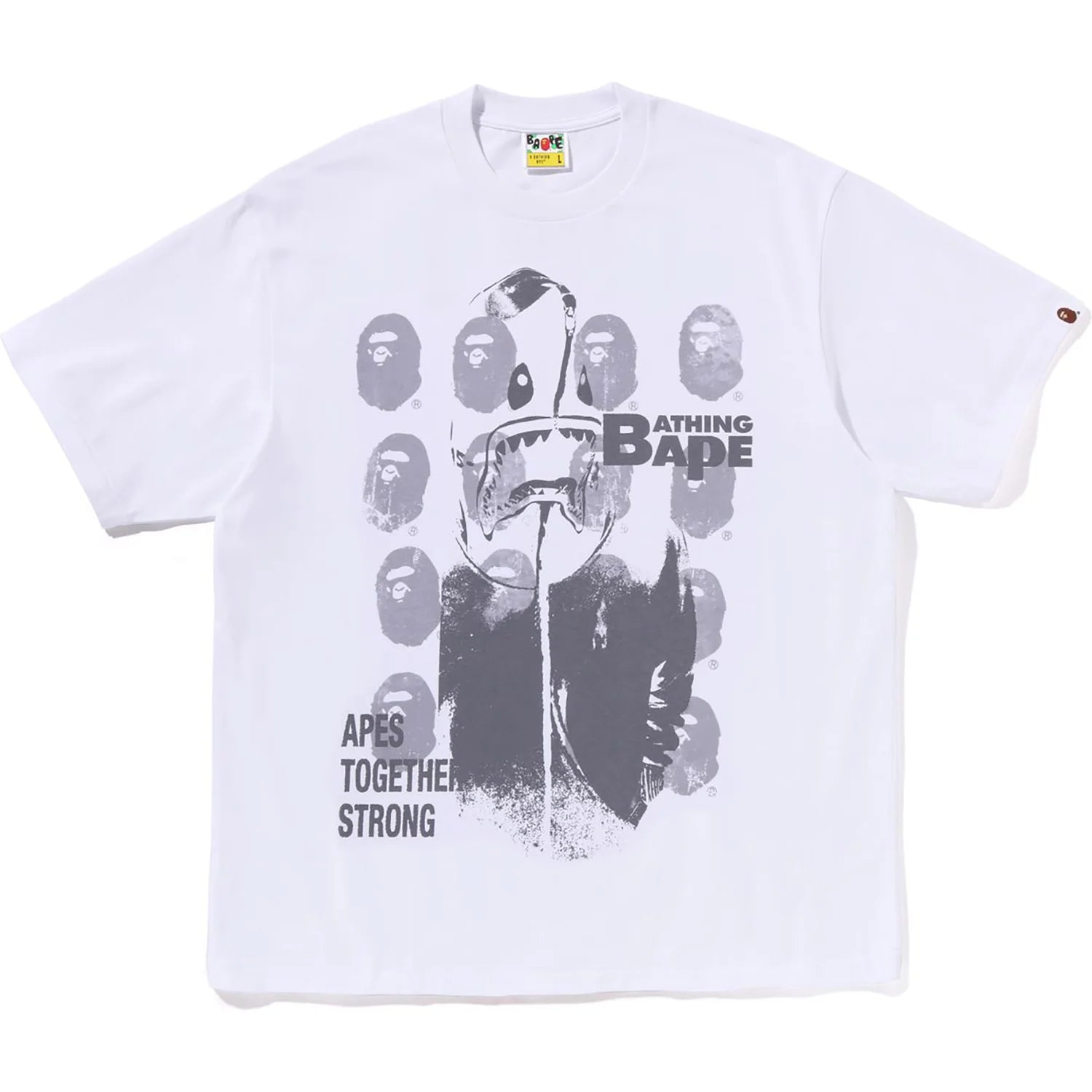 SPRAY PRINT MULTI LOGO RELAXED FIT TEE MENS