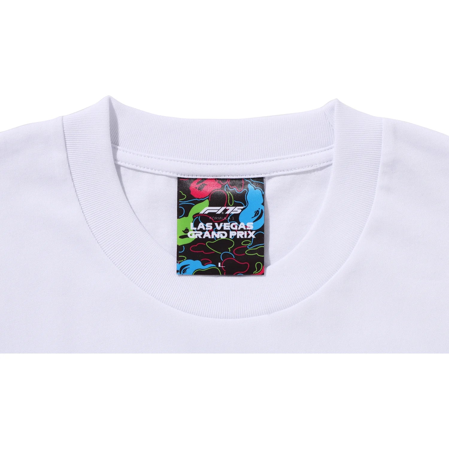BAPE X F1LV A BATHING APE RELAXED FIT TEE MENS