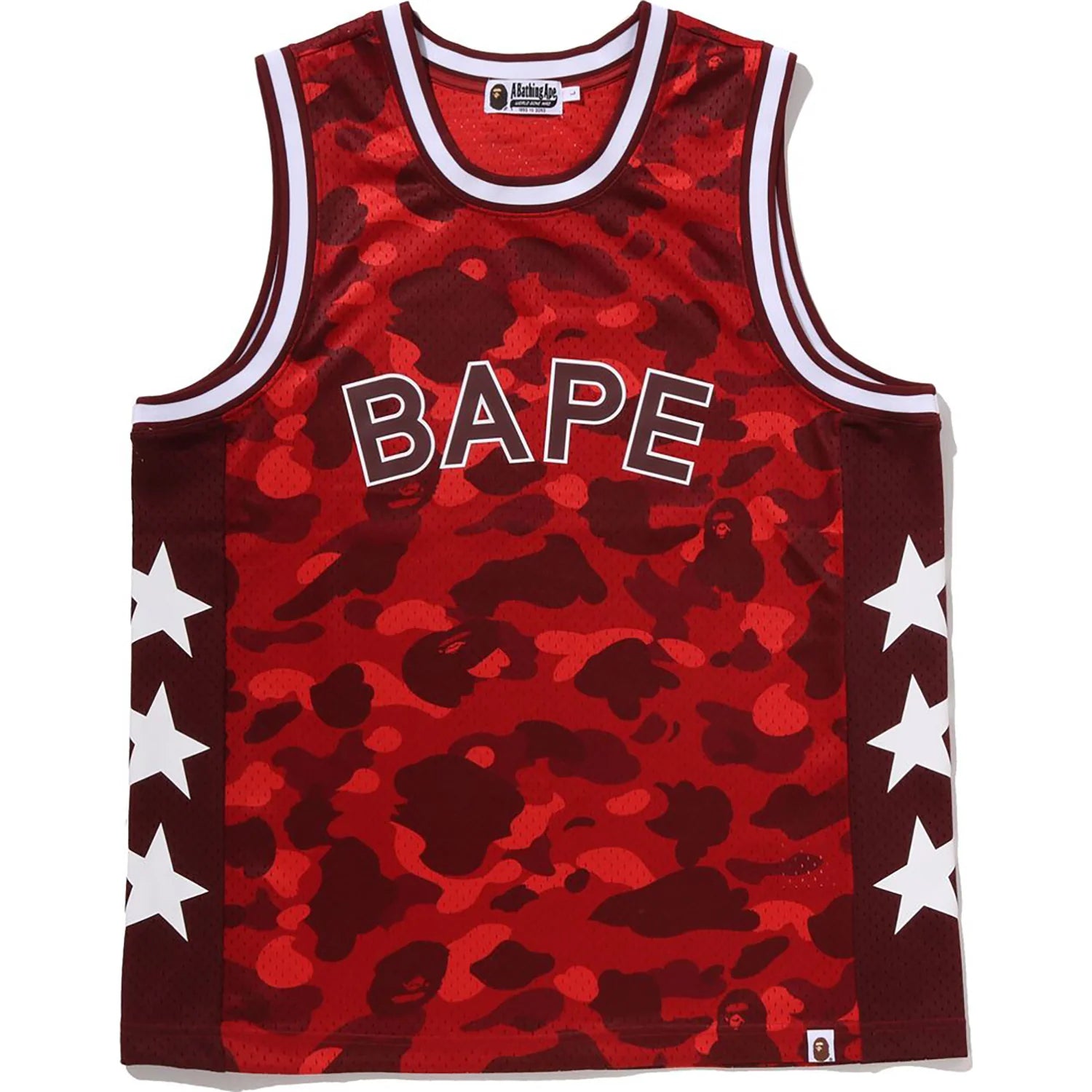 COLOR CAMO MESH MULTI LOGO RELAXED FIT TANK TOP MENS